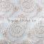high quality Ivory tulle beaded lace fabric wholesale /hand beaded embroidery lace for evening dress