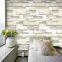 Chinese vintage wallpaper country style brick design wallpaper pvc 3d wall paper home decoration