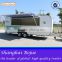 2015 hot sales best quality food caravan on street running double-layer stainless steel food caravan customized food caravan