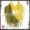 2015 fashion women knited scarf with long tassel