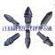 weld-on tungsten tips for directional drilling, foundation drilling cutter teeth