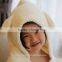 light weight antibacterial fluffy Baby microfiber Hooded Towel