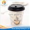 Customized Double Wall PE Coated Paper Coffee Cup with Lid