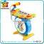 Best gift electronic organ keyboard toy piano with microphone plastic drum
