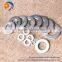 Zinc plated stainless M6 thin flat metal washer
