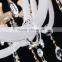 Crystal chandelier with six lights Modern Stairwell Large Crystal Chandelier Pendant Light Big Hotel Glass Chandeliers lighting