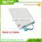Metal case credit card shape 2500mAh portable power bank for smartphones
