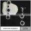 New model stud zirconia earring factory price sterling silver earring jewelry