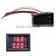 2016 Wholesale DC 100V 10A Voltmeter Ammeter Red LED Panel Amp Dual Digital Volt Meter Gauge DC4.5-30V