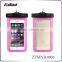 2015 Top Quality Smart Swimming Mobile Phone Bags For Girls And Boys Waterproof