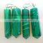 Malachite Slopped Hook Point Pencil Pendants
