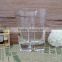 Clear glass tumbler with 220ML capacity and square bottom