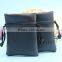 custom emboss logo drawstring leather horse hair bags for packing