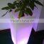 2016 hot sell green flowerpot led luminous planter pots/Christmas Outdoor Flower Pot