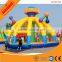 Outdoor soft play giant inflatable water park for kids amusement