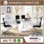 Modern clear tempered glass dining room table,dining table sets