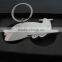 3d Metal Airplane Aeroplane Shaped Keyring Key Chain