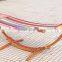 Outsunny Wooden Arc Free Camping Hammock Stand Chair with Colorful Hammock