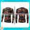 Blank custom sublimation printed compression shirts for men
