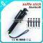New foldable aluminum monopod selfie stick with bluetooth shutter button