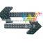 Vehicle-mounted traffic guiding sign LED arrow flashing safety road light