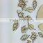 table decoration Gold leaf christmas train yard decoration