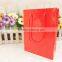 Coated paper customized red paper gift bag ,paper gift bag for gifts packaging