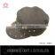 2015 New design fashion army caps with rivet