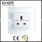 2016 new design IVOR High strength factory smart wall switch UK socket mould 96 * 96mm EU standard