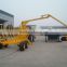 ZM1002 log trailer with crane 1t atv log trailer grapple crane log loading