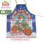 Popular 100% polyester sublimation printing apron made in china