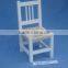 Colorful kids wood chair with back&grass met