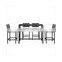 2017 Sigma trade assurance all weather small pe rattan outdoor modern bar furniture