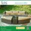 Hot sale round rattan daybed, outdoor daybed canopy, metal daybed lounge sofa buy direct from china factory
