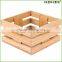 Bamboo Food Square Crate Riser Storage Bin Homex BSCI/Factory