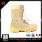 Factory price khaki suede cow leather army tactical military desert boots with zipper
