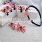 Cheap baby girls headwear set grosgrain ribbon bow hair accessories for kids