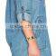 New Style Denim Jeans Fabric Mini Dress With Lace-Up Details All Types Of Ladies Dresses 2016 HSD5821