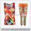 Wholesale gym customized yoga wear leggings / Digital printing yoga shorts gym leggings