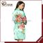 Wholesales Silk Keen Length Floral bath robe /Plain Bridesmaid Robe FR0101