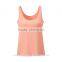 Breathable cotton/spandex fiber underwear bulk camisole tops wholesale women singlet