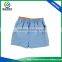 Fashional Design Blue color with Yellow Polyester Sport Shorts For Children