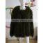 SJ188-01 Olive Green Women Costume Hot Sale/Sheep Fur Coats Jackets OEM