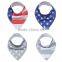 new style baby bandana bibs with button