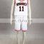 SunShine-Free Shipping Slam Dunk Kaede Rukawa The Shohoku High School basketball team Uniform White Number 11 Anime Cosplay Cos