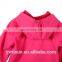 PUKR17011Rose Red Kids PU Rain Jacket Children Outdoor Windbreaker For 2-10 Y