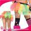 Sexy lady mini tutu halloween skirt,colourful super mini skirt