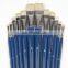Blue long wooden handle bristle brush, bright, #1~#12