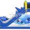 Dinosaur adult size inflatable water slide/inflatable water slide for kids and adults