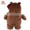 China Plush Toys Cheap Standing Grey Grizzly Teddy Bear Plush Toys For Crane Machines